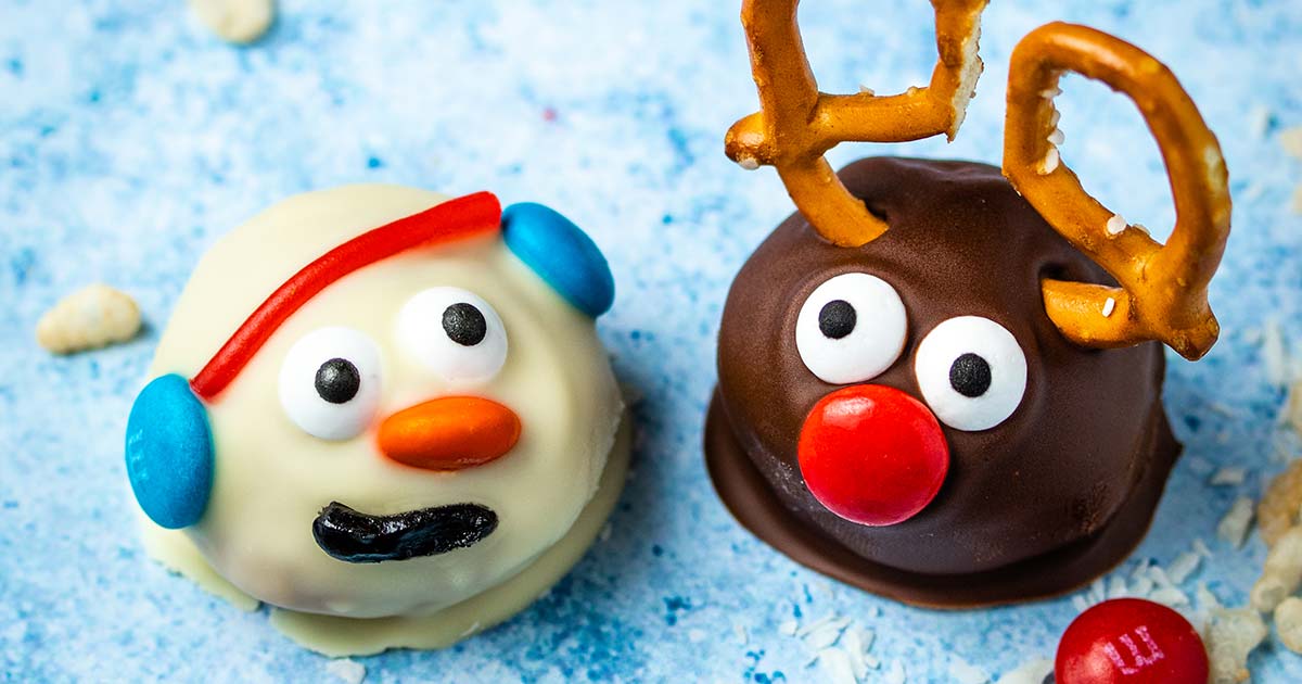 Easy Snowman Peanut Butter Balls: Your Festive 5-Ingredient Holiday Treat
